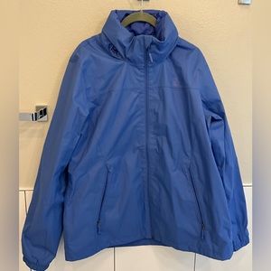 NORTH FACE RAIN JACKET WITH HIDDEN HOOD